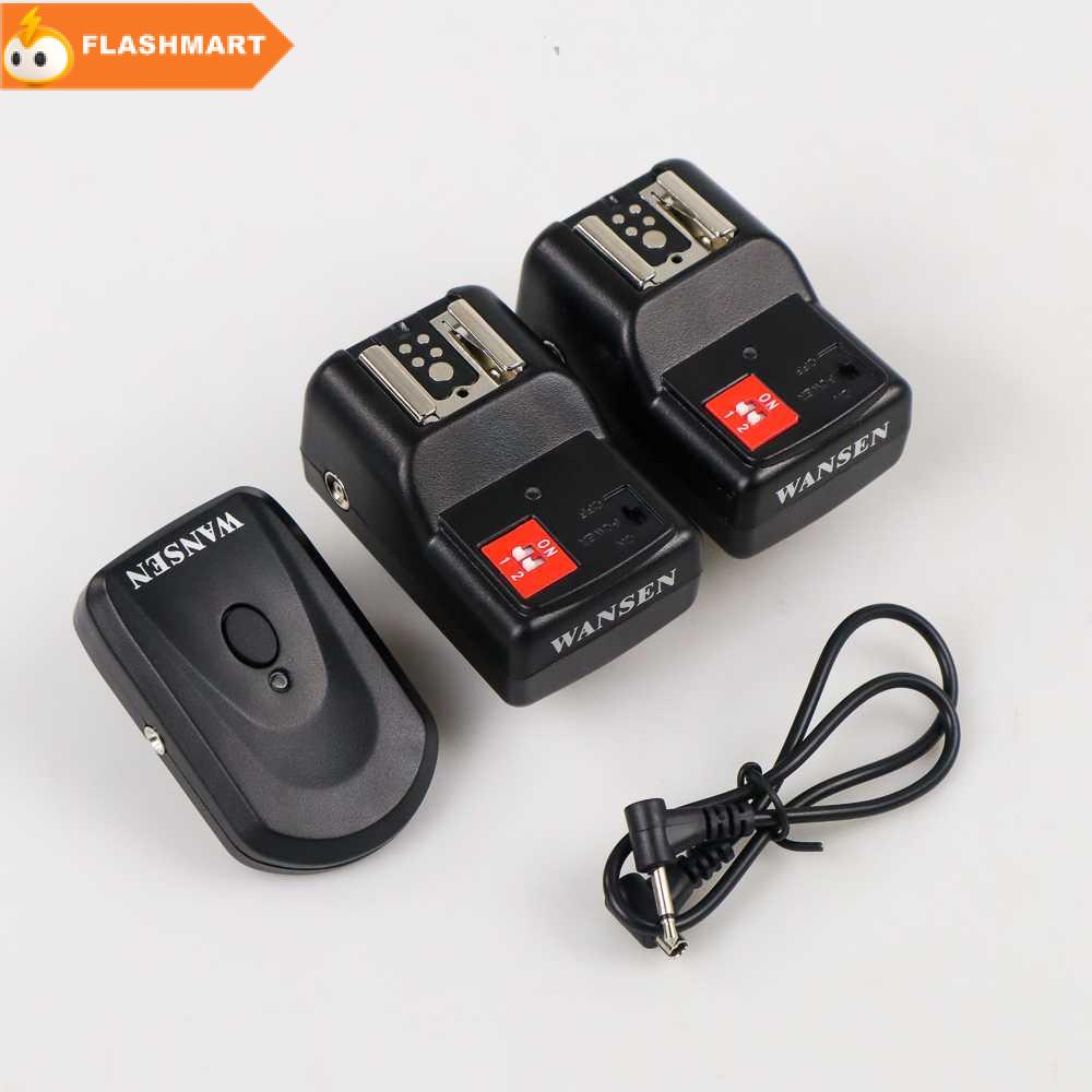 FLASHMART WANSEN Remote Wireless Flash Trigger Transmitter dan Receiver - PT-04GY