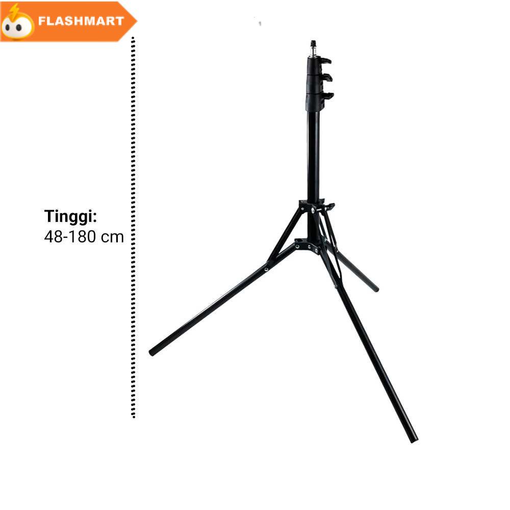 FLASHMART TaffSTUDIO Light Stand Tripod Studio Lighting 4 Section 180cm - FXFZ01