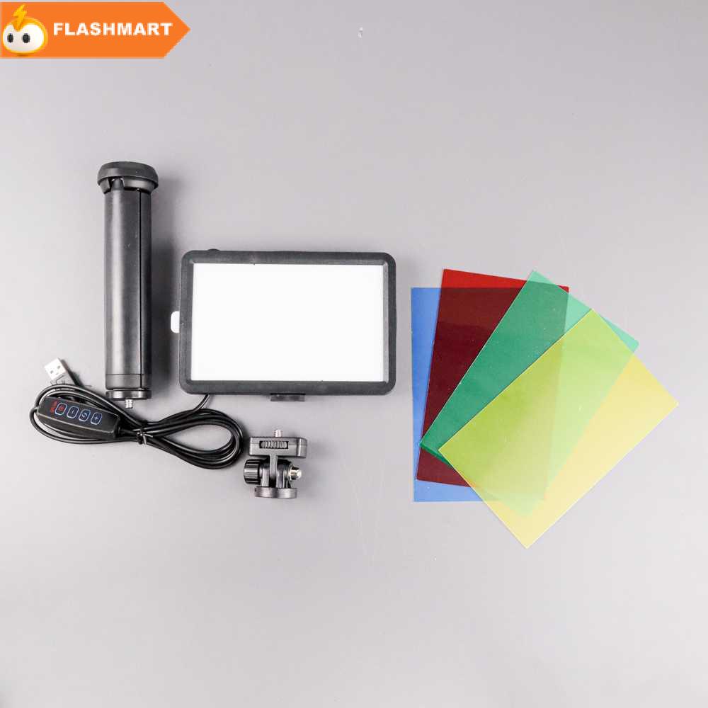 FLASHMART SLF Lampu Kamera Studio LED Portable Flat Panel Fill Light 15W - LPL-01