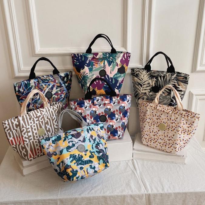 Opiobags Tas Bekal Alumunium Foil Lunch Bag Tote Bag Nylon Opio 11