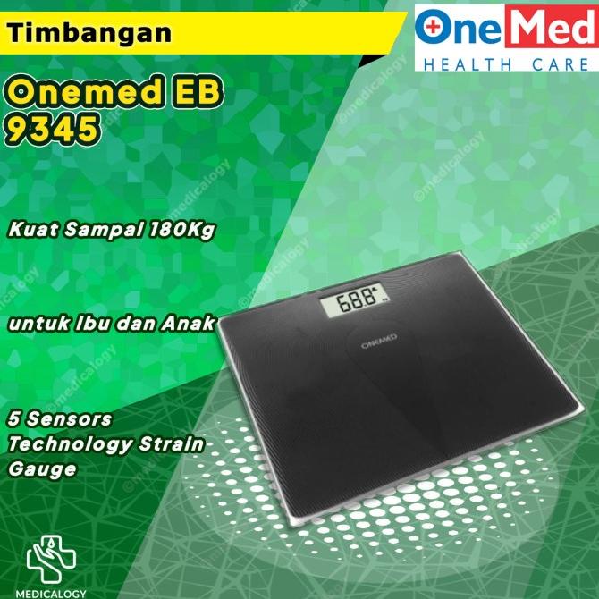 ONEMED - Timbangan Badan Digital Bayi + Ibu 9345 | Timbangan Bayi
