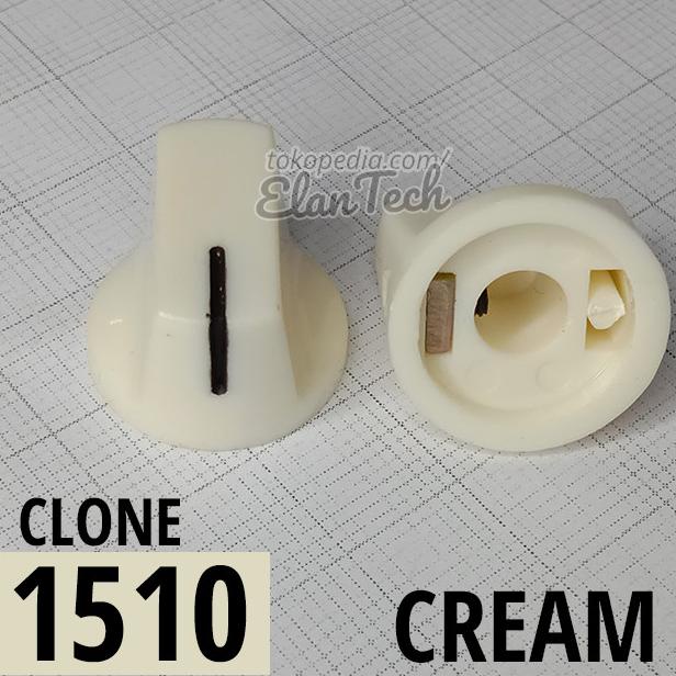 Knob Potensio Davies 1510 Clone Cream Gading Knop Efek Gitar Elan73c Juara