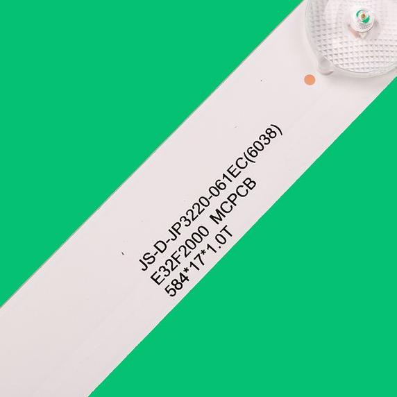 BACKLIGHT TV LED MITO 32 INC 3212 LAMPU BL 6K 6V 6LED 6 KANCING 3212 MITO 6 VOLT BENGKOK BL BACKLIGH