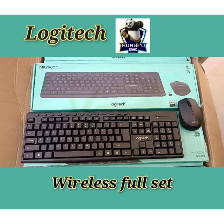 [KODE RHBLS] Logitech MK290 keyboard+mouse full set wireless