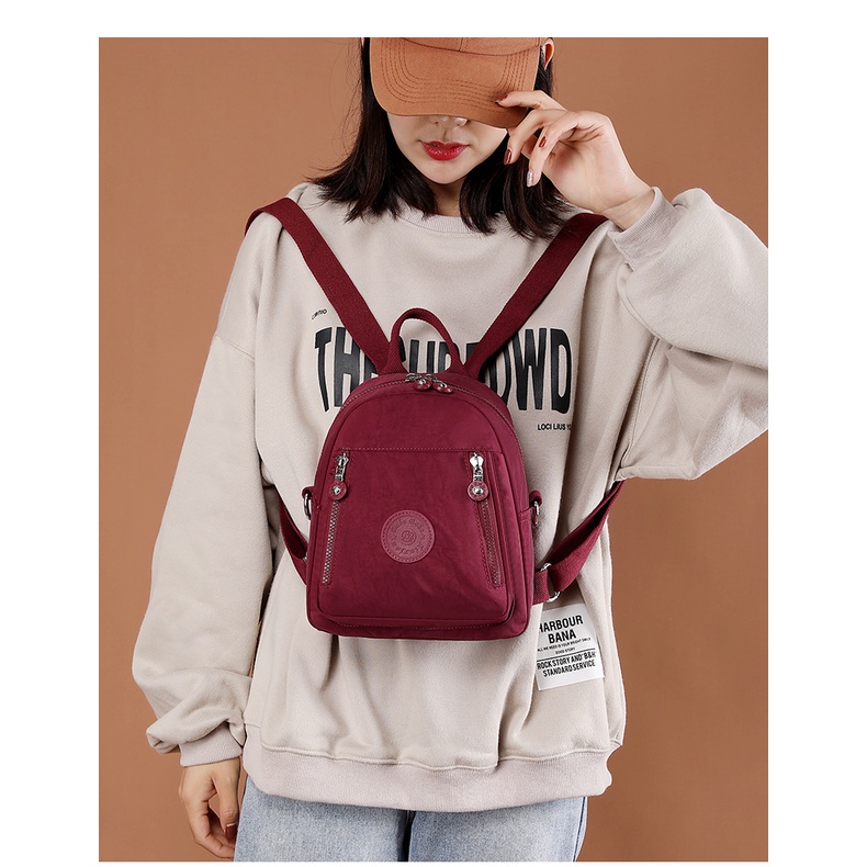 Tas ransel BOBO FASHION 8304-8 Tas selempang Original Import tas ransel wanita Nilon Waterproof