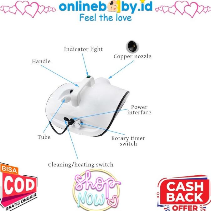 Mesin Uap Alat Fogging Mini 900W Atomizer Disinfektan Mobil Ruangan