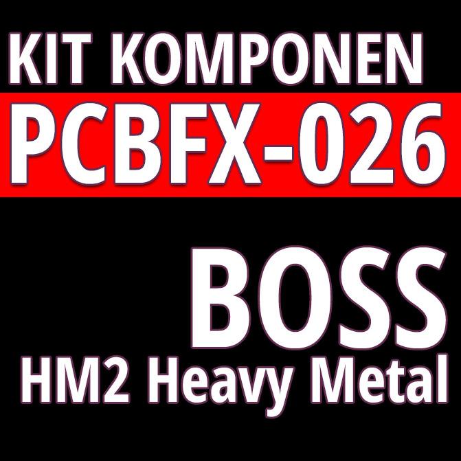 Kit Komponen T-Audio PCBFX-026 HM2 Efek Gitar Pedal Distorsi Segera Beli