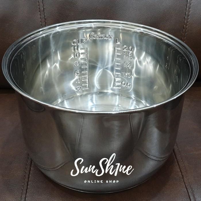 Panci Rice Cooker / Magic Com COSMOS stainless 1.8 liter / 2 liter