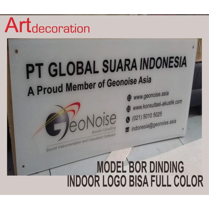 

Terlaris Papan Nama Perusahaan, Kost, Toko |Tebal 3 Mm | Plang Akrilik