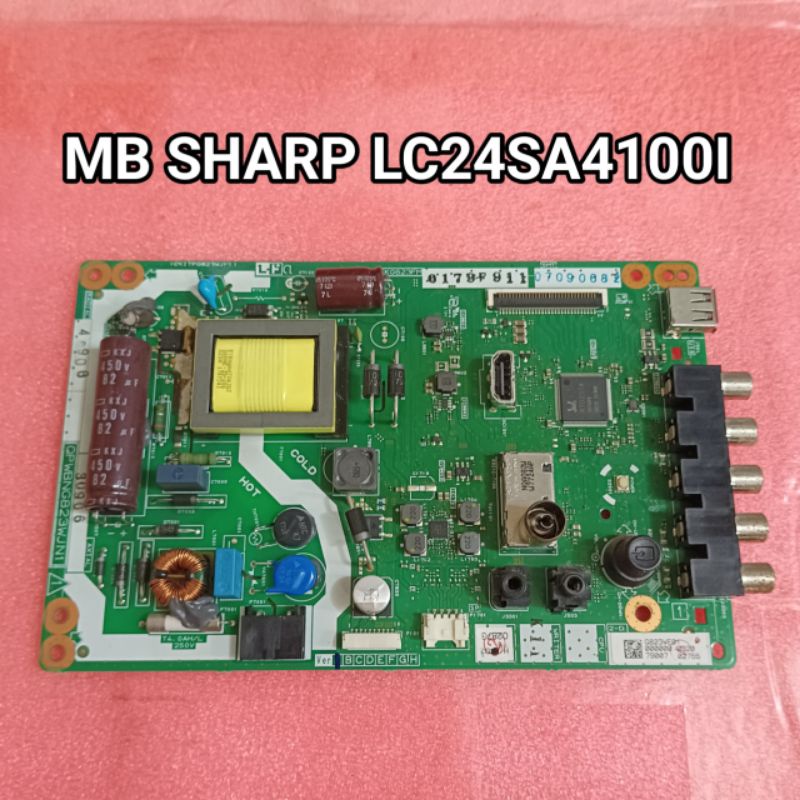 SHARP LC24SA4100I  MAINBOARD - MOTHERBOARD - MB - MOBO - MESIN TV SHARP - MB SHARP