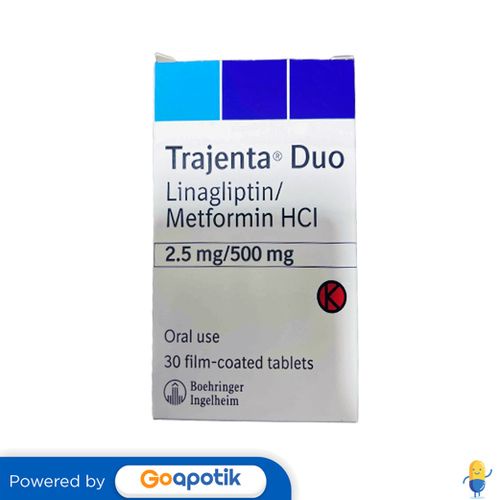 TRAJENTA DUO 2.5 MG/500 MG BOX 30 TABLET