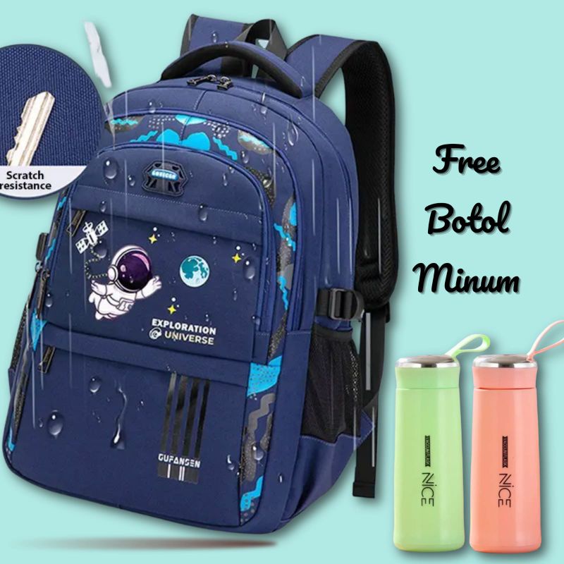 Bestseller Tas Ransel Anak Sekolah Tas Backpack Astronot Laki-laki