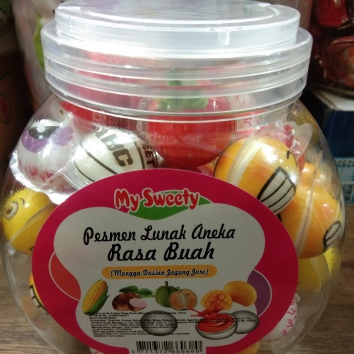 

permen lunak aneka rasa buah 600gram