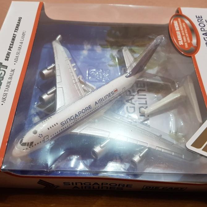 * Alma * Diecast Pesawat Terbang Singapore Airlines - Diecast Pesawat
