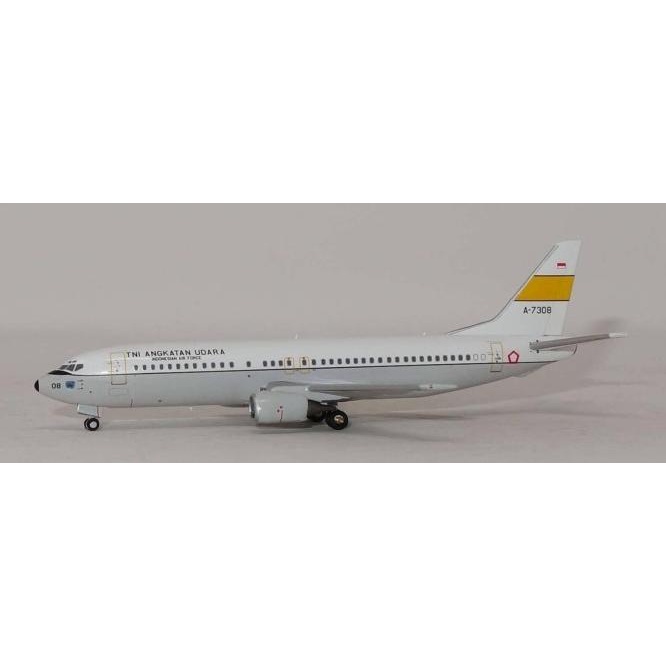 Diecast Pesawat B737-400 Indonesia Tni Air Force Panda Models 1:400