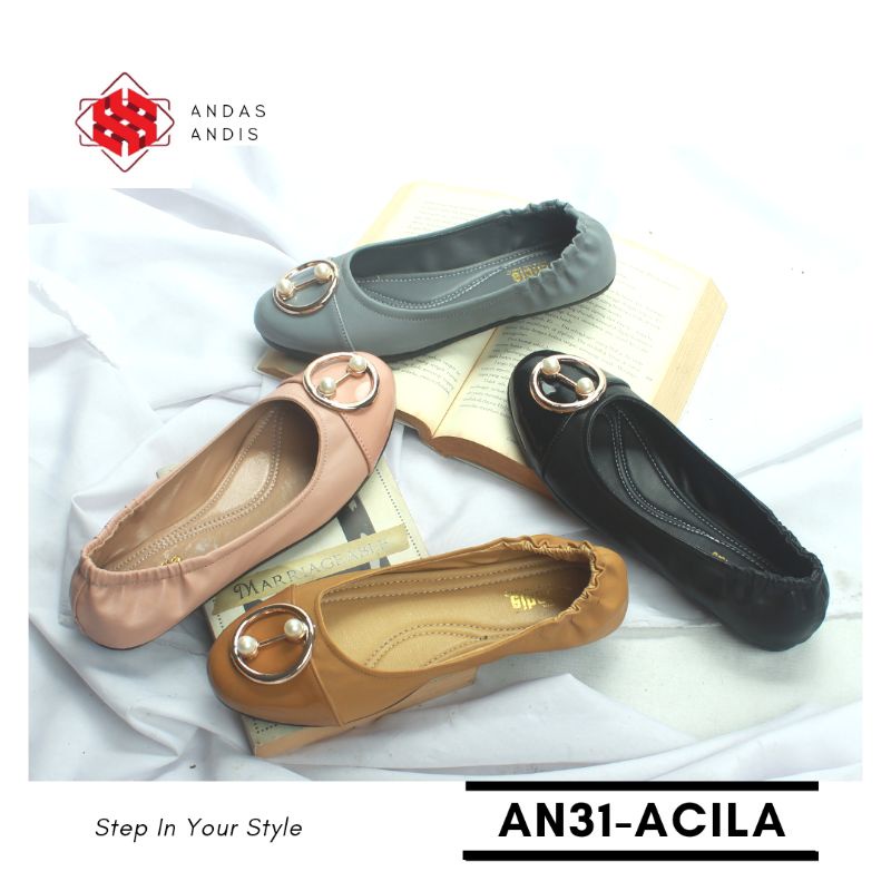 Andas Andis - Sepatu Flatshoes Ballerina Acila