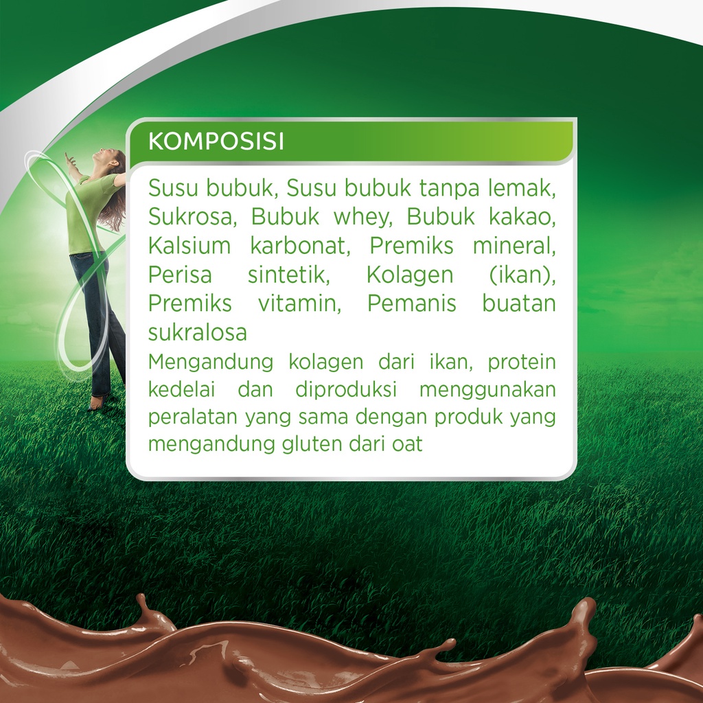 Anlene Actifit 3X Susu Bubuk Dewasa Cokelat 580g - Nutrisi Tinggi Kalsium Untuk Tulang, Sendi, dan Otot