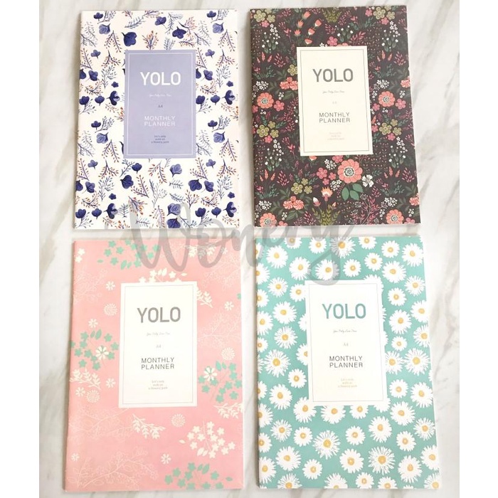 

Buku agenda monthly planner A4