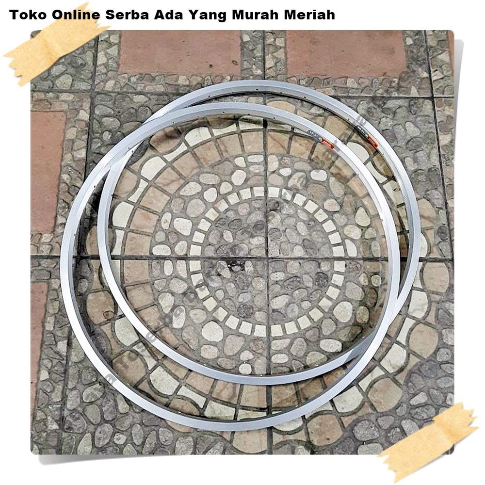 RIMS VELG ARAYA 26 SILVER 36H SINGLE WALL Sepeda Sparepart Termurah
