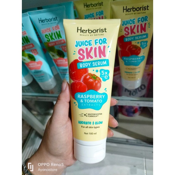 lotion body serum herborist