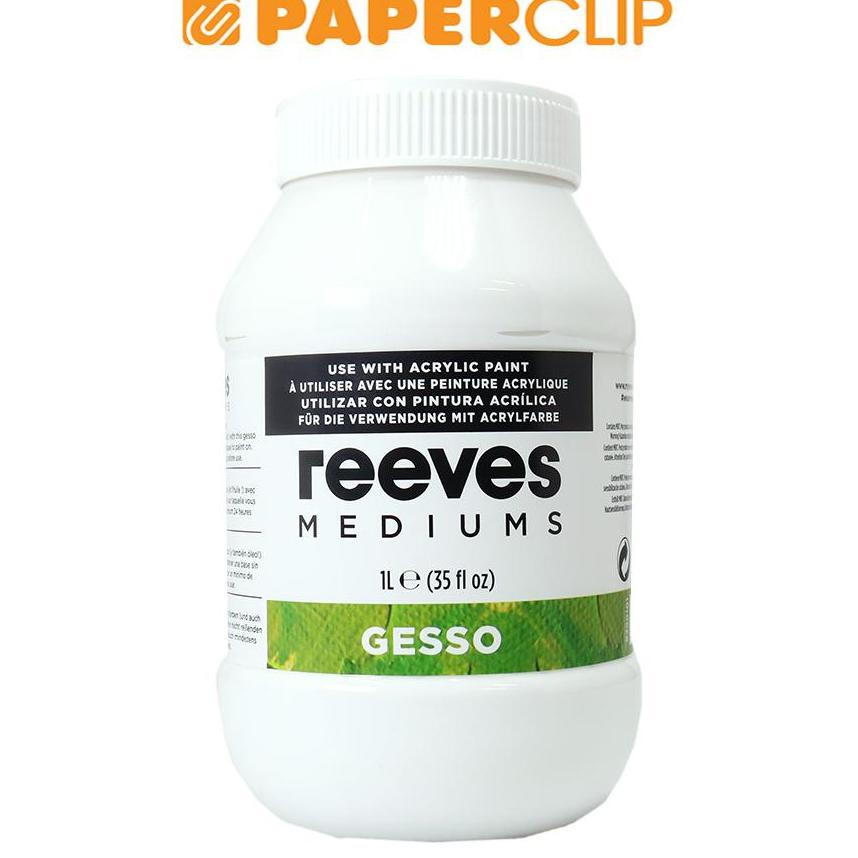 

REEVES ACRYLIC 1L MEDIUM GESSO 8390101 K5K