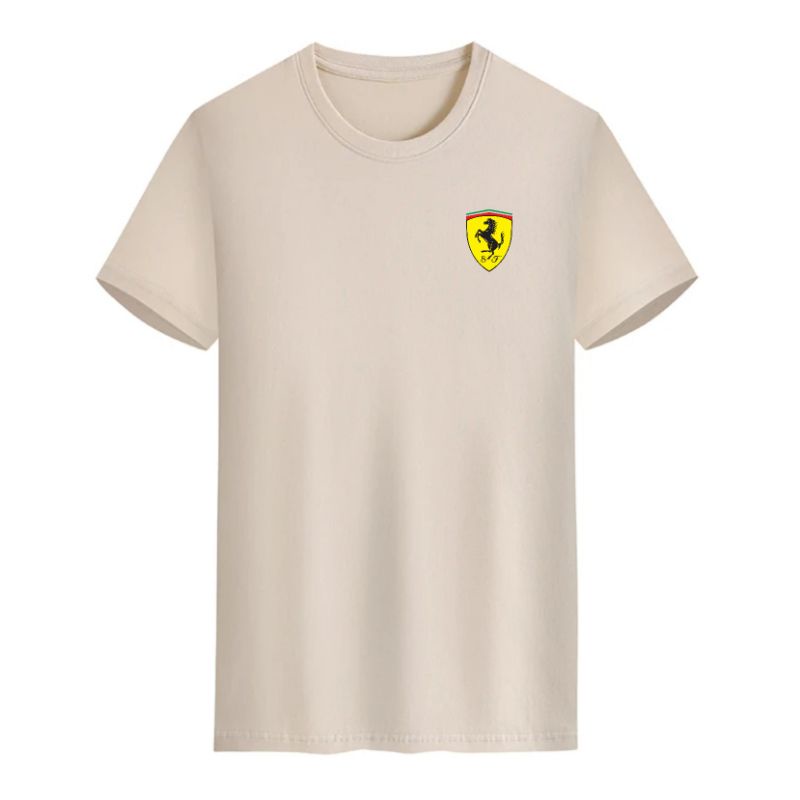 Baju Kaos Pria Ferrari Dtf Pakaian Atasan Lelaki Baju Oblong Cowok Lengan Pendek Cod