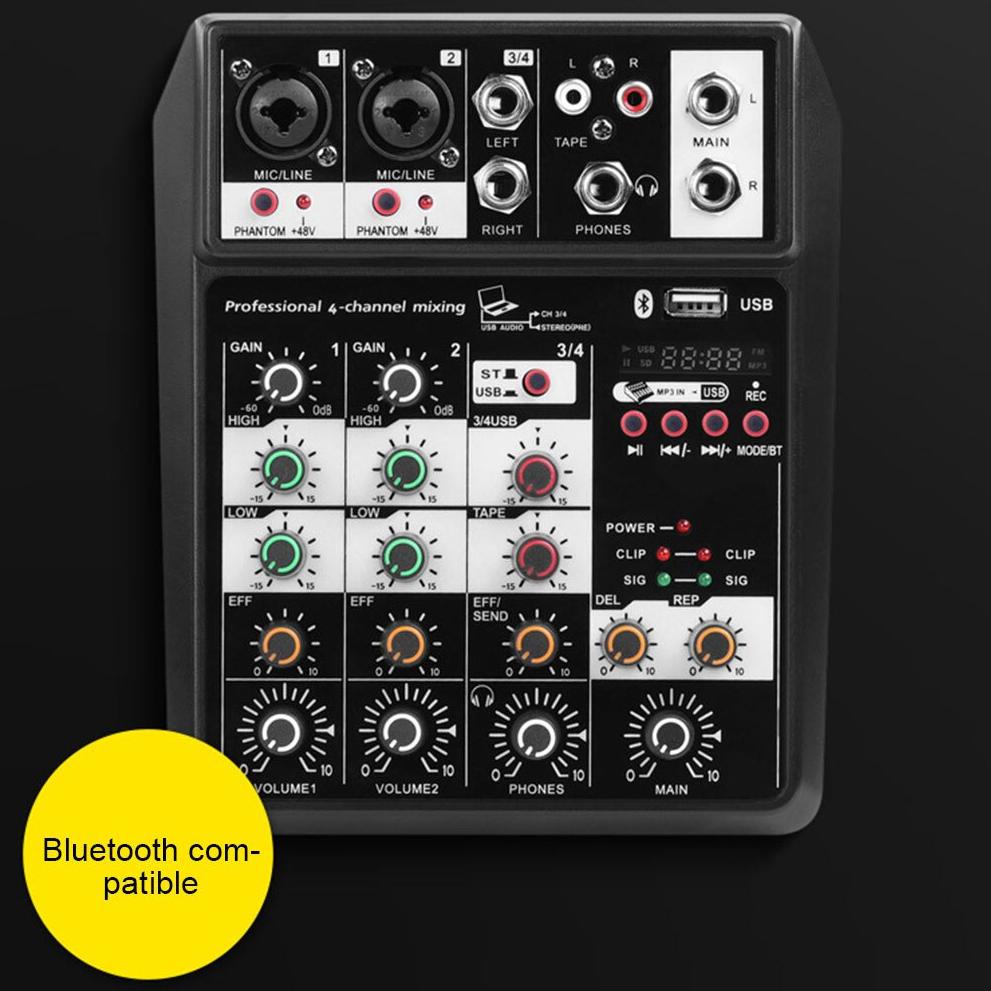 ALN349 4 Channel MIXER AUDIO ORIGINAL /Mixer FX 402i Original Bluetooth Ashley FX402i - 4 Channel/mi