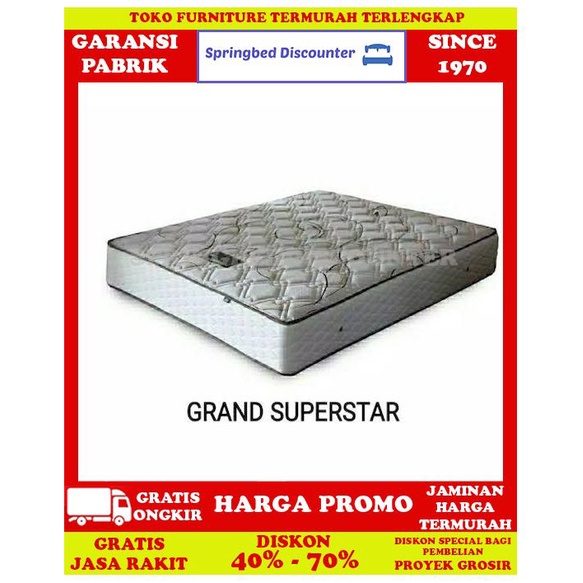 Springbed Spring Bed Elite Serenity Grand Superstar 120x200 Kasur Saja
