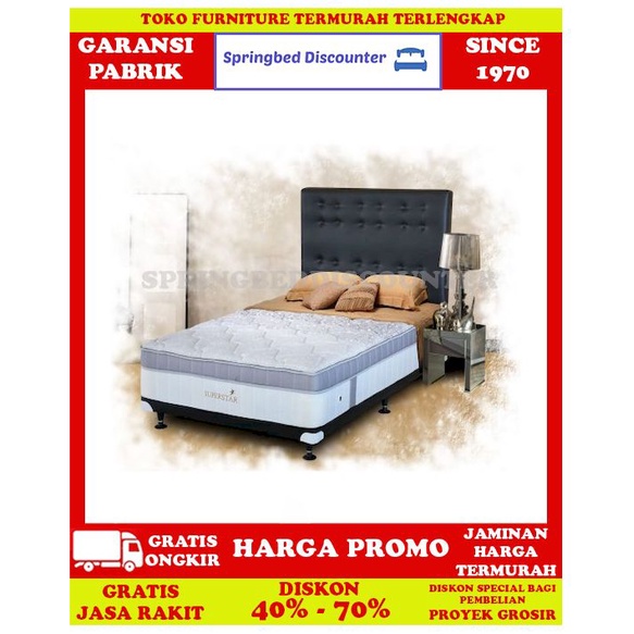 Springbed Spring Bed Elite Serenity Superstar 120x200 Kasur Saja