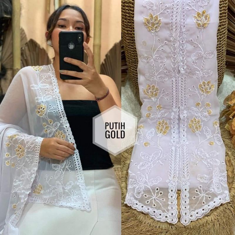 kain kebaya bordir terbaru/kain kebaya murah/kebaya wisuda/kain kebaya bali