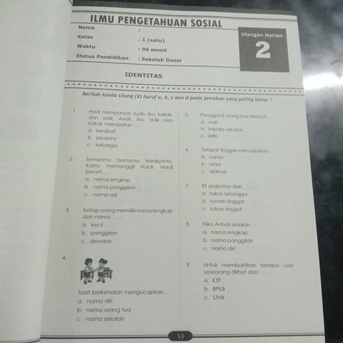 

BUKU SOAL LATIHAN SD PINTAR ULANGAN KELAS 1 SD MTK bahasa Inggris indo Best Seller
