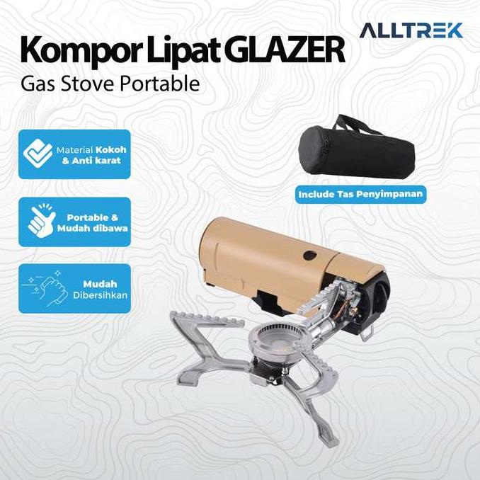 ALLTREK Kompor Lipat GLAZER Gas Stove Portable Fire Boiler