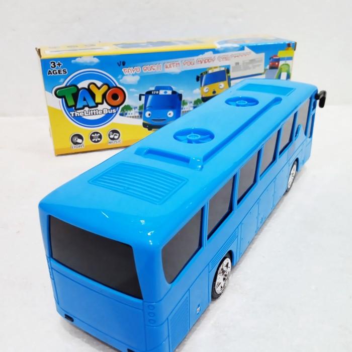 Mainan Anak Bis Tayo Baterai Jalan Lampu Suara