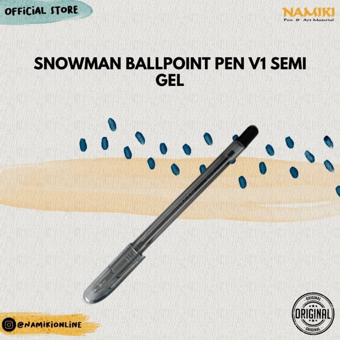 

Snowman Ballpoint Pen V1 Semi Gel