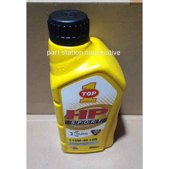TOP 1 HP SPORT SAE 15W-40 API SN 1LTR OLI MOBIL