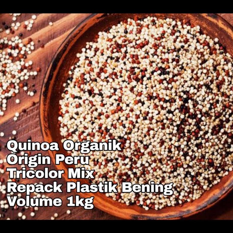 

Quinoa Tricolor 1kg Diet Fiber Organik Best Seller