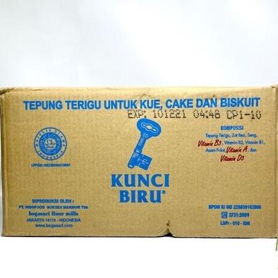 

Tepung Kunci Biru Bogasari 1kg (isi 12) - DUS / KARTON Best Seller