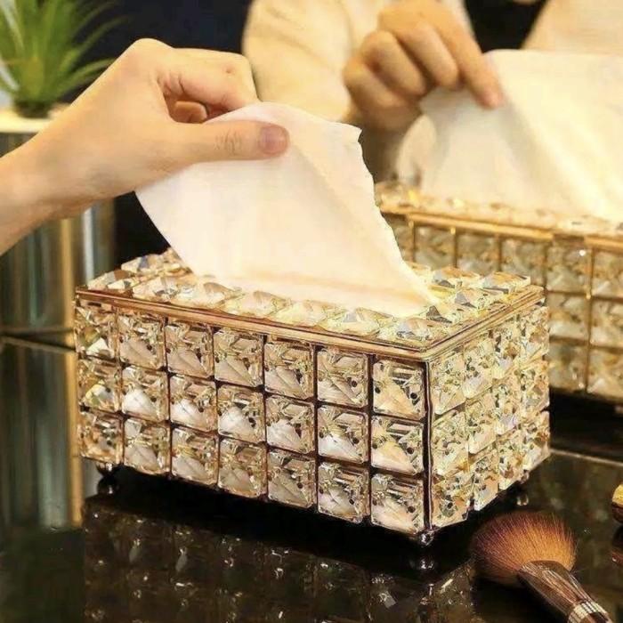 cristal box tisu mewah
