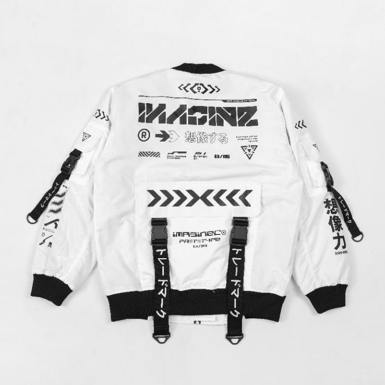 SALE Imagineco Bomber Prototype Putih hlda