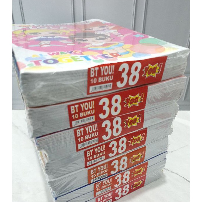 

❤[PROMO MURAH!!!]❤ (10pc) buku tulis Murah fancy gambar 38 Lembar