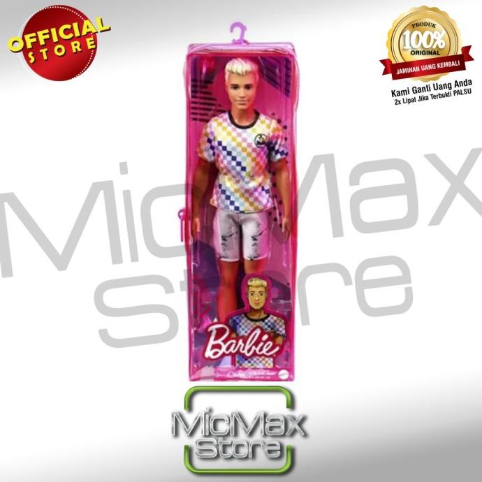 Boneka mattel Barbie Ken Fashionistas ken Mainan Original Asli