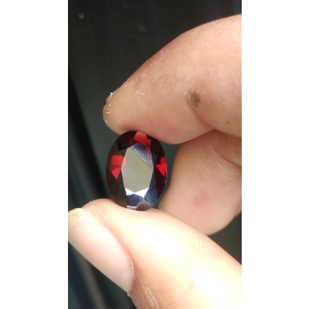 natural red garnet