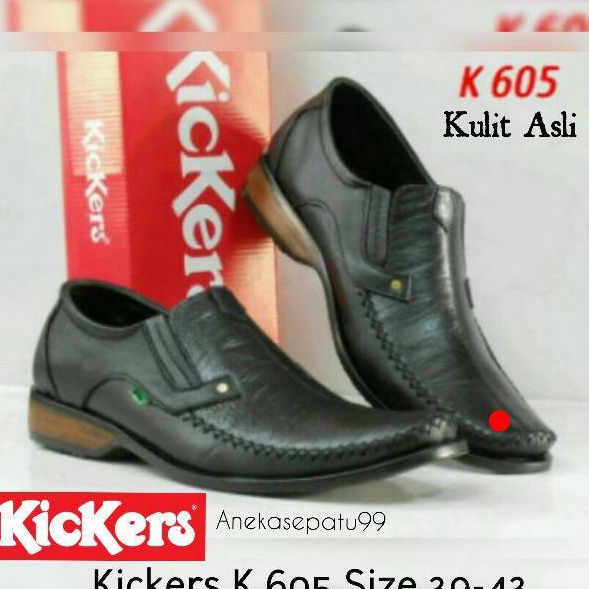 ✨Mall✨ SEPATU KERJA PRIA KICKERS KULIT ASLI / SEPATU PANTOPEL COWOK ASLI KULIT / SEPATU FORMAL WEDDI