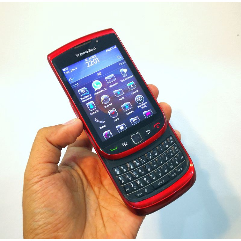 Hp jadul Blackberry Torch 9800 original muluss hp unik langka