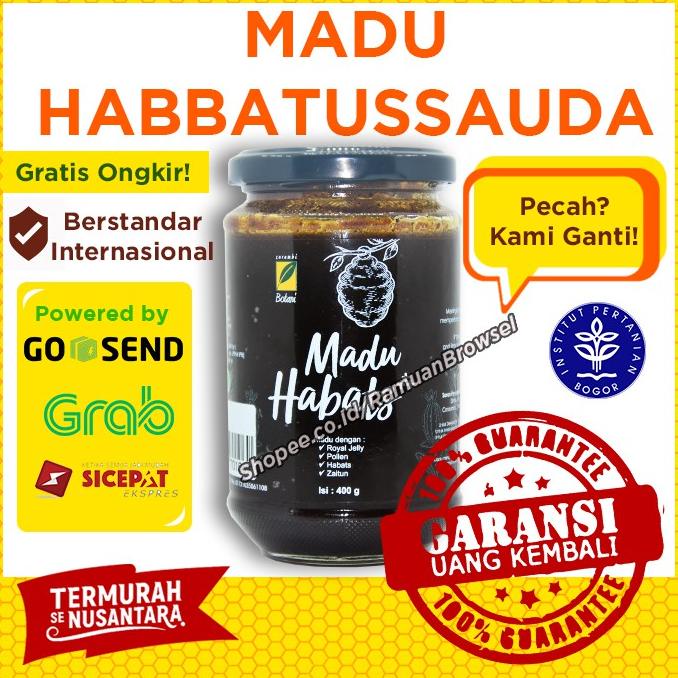 

Madu Habbatussauda Habats 400gram Serambi Botani Best Seller