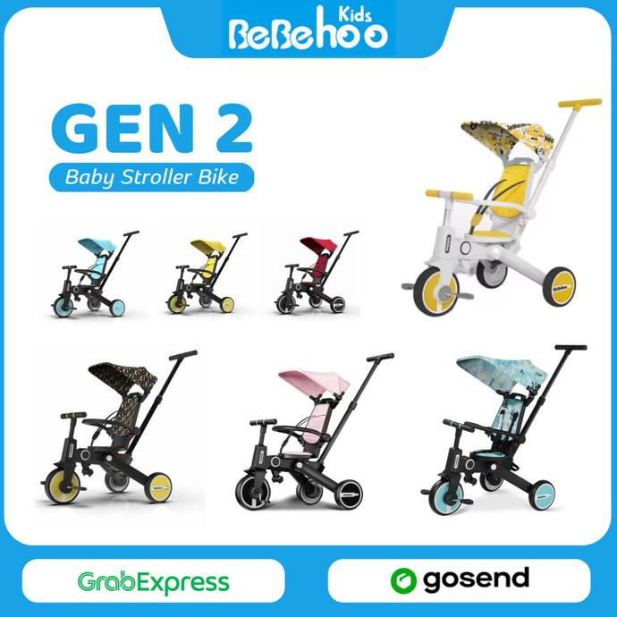 Bebehoo Gen 2 7 in 1 Stroller Folding Trike BEBEHO Sepeda Bayi Lipat