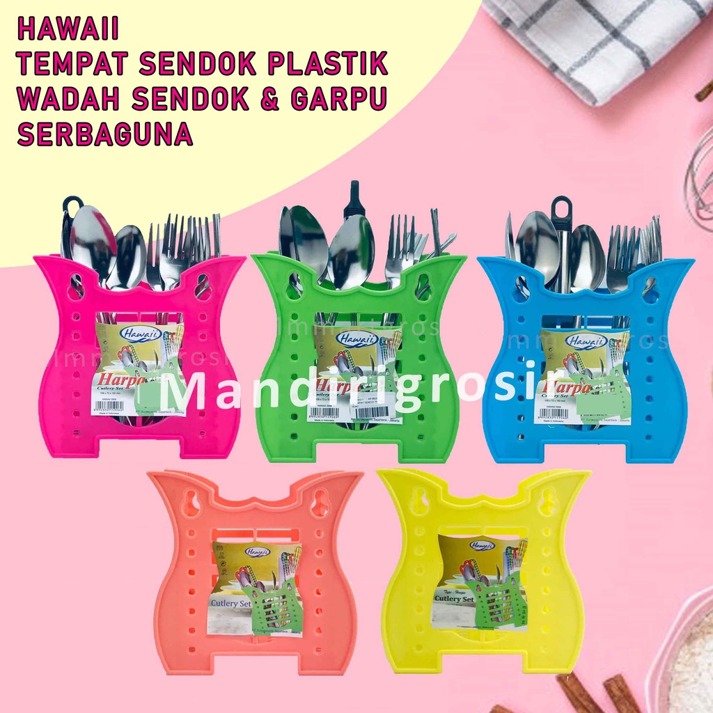 Tempat Sendok &amp; Garpu Harpa * Tempat Sendok Hawaii 5906 * Cutlery Set