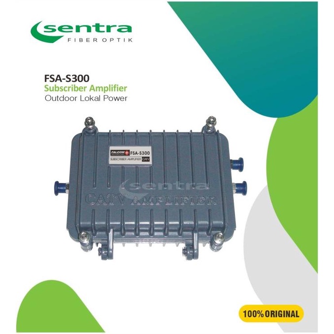 Falcom Booster CATV Distribution Amplifier FSA S300 Original