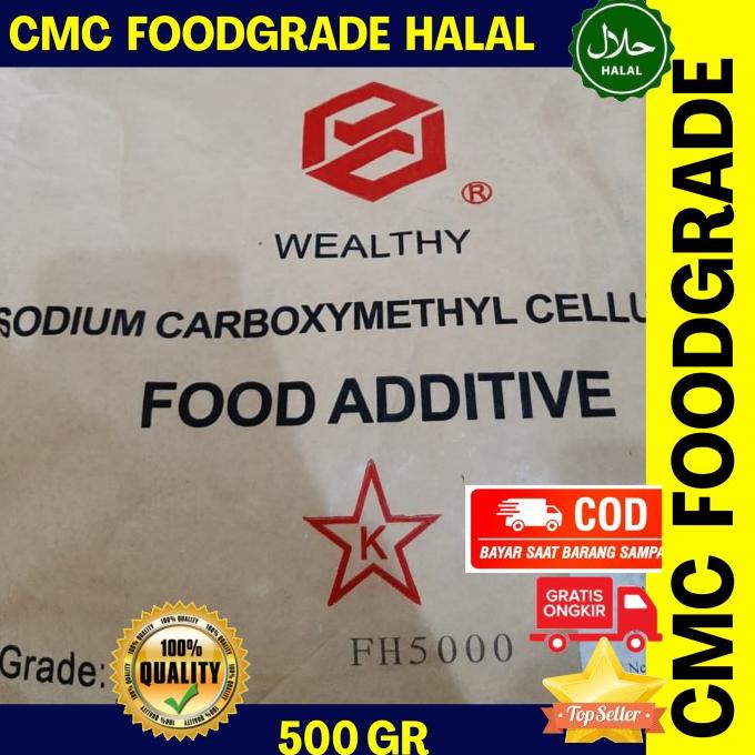 

CMC 500gr HALAL / Sodium Carboxmethylceluoes Food Grade