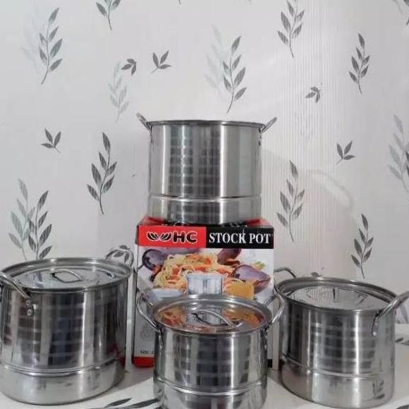 STEAMER PANCI STOCK POT HC STEAMER 4PCS BAHAN TEBAL EL09I09A82L